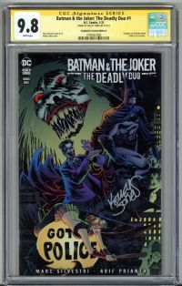 Image for BATMAN & THE JOKER: THE DEADLY DUO #1 CGC 9.8 SS SIGNED KELLEY JONES LOW POP 15