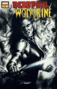 Image for X-Men Psylocke charcoal pencils And AirBrush by Manu Silva 