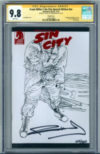 Image for FRANK MILLER'S SIN CITY SPECIAL EDITION CGC 9.8 SS SIGNED FRANK MILLER VARIANT