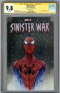 Image for SINISTER WAR #1 CGC 9.8 SS SIGNED PEACH MOMOKO VARIANT COVER LOW POP RARE