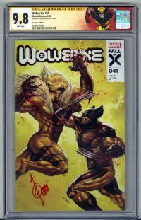 Image for WOLVERINE #41 CGC 9.8 SS SIGNED ALAN QUAH FAN EXPO VARIANT EDITION LOW POP RARE