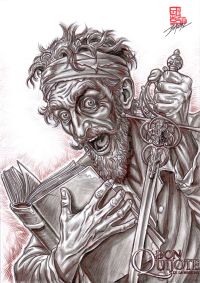 Image for Don Quixote of La Mancha - DESCENDING INTO MADNESS / Bazal. 8,3x11,7 in