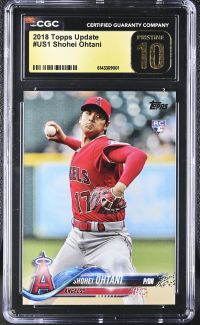 Image for 2018 Topps Update #US1 Shohei Ohtani Rookie Card CGC 10