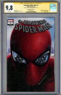 Image for AMAZING SPIDER MAN #1 CGC 9.8 SS SIGNED JOHN TYLER CHRISTOPHER CE2 JTC VARIANT