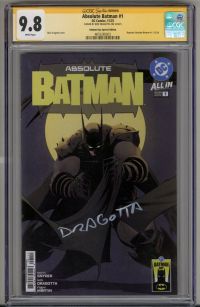 Image for ABSOLUTE BATMAN #1 CGC 9.8 SS SIGNED NICK DRAGOTTA BATMAN DAY SPECIAL POP 4 RARE