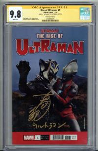 Image for THE RISE OF ULTRAMAN #1 CGC 9.8 SS SIGNED BIN FURUYA PHOTO VARIANT COVER LOW POP