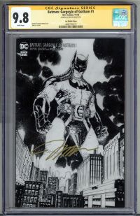 Image for BATMAN: GARGOYLE OF GOTHAM #1 CGC 9.8 SS SIGNED JIM LEE 1:25 SKETCH COVER RARE