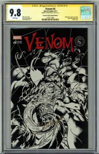 Image for VENOM #6 CGC 9.8 SS SIGNED MARK BAGLEY SKETCH VARIANT EDITION LOW POP RARE