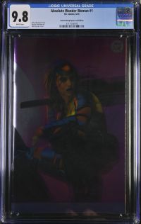 Image for Absolute Wonder Woman #1 Sixth Printing Spears Foil Edition CGC 9.8