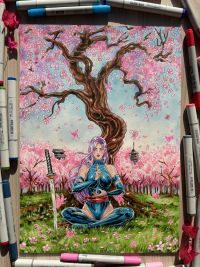 Image for Psylocke -11"x17" by JAK