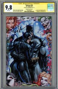 Image for BATMAN #50 CGC 9.8 SS SIGNED TYLER KIRKHAM VARIANT COVER B CATWOMAN LOW POP RARE
