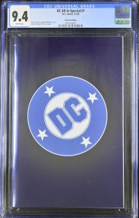 Image for DC All In Special #1 | Logo Foil Edition | CGC 9.4 | Universal indent bottom of back coverspine stress lines covercrunch right bottom of front coverScott Snyder & Joshua Williamson storyDaniel Sampere & Wes Craig art