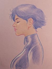 Image for Catwoman Pastel Portrait by Mario Torrisi