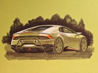 Image for Lamborghini Huracan Original Sketch