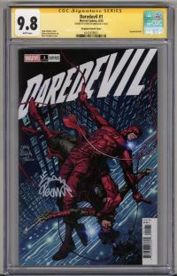 Image for DAREDEVIL #1 CGC 9.8 SS SIGNED RYAN STEGMAN VARIANT COVER LOW POP 9 VERY RARE