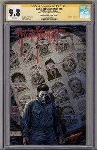 Image for FAME: JOHN CARPENTER CGC 9.8 SS SIGNED TYLER KIRKHAM C2E2 VIRGIN LOW POP 4