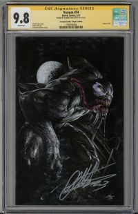 Image for VENOM #34 CGC 9.8 SS SIGNED GABRIELE DELL'OTTO VIRGIN VARIANT LOW POP RARE
