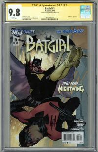 Image for BATGIRL #3 CGC 9.8 SS SIGNED ADAM HUGHES COVER NIGHTWING LOW POP 6 RARE