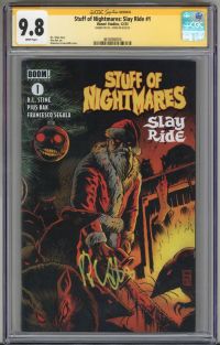 Image for STUFF OF NIGHTMARES: SLAY RIDE #1 CGC 9.8 SS SIGNED R.L. STINE VERY RARE POP 1