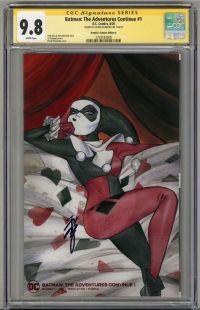 Image for BATMAN: THE ADVENTURES CONTINUE #1 CGC 9.8 SS SIGNED PEACH MOMOKO COVER LOW POP