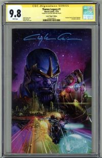 Image for THANOS LEGACY#1 CGC 9.8 SS SIGNED CLAYTON CRAIN VIRGIN VARIANT EDITION LOW POP