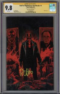 Image for STUFF OF NIGHTMARES: RED MURDER #1 CGC 9.8 SS SIGNED R.L. STINE VIRGIN LOW POP 1