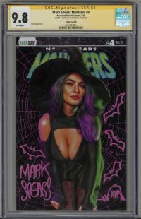 Image for MARK SPEARS MONSTERS #4 CGC 9.8 SS SIGNED REMARK MARK SPEARS VARIANT COVER POP 5