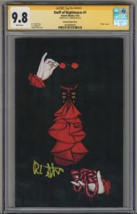 Image for STUFF OF NIGHTMARES #1 CGC 9.8 SS SIGNED R.L. STINE VIRGIN VARIANT COVER POP 4