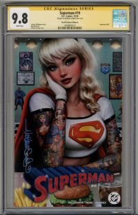 Image for SUPERMAN #19 CGC 9.8 SS SIGNED NATHAN SZERDY 616 COMICS EDITION A LOW POP 8