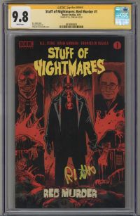 Image for STUFF OF NIGHTMARES: RED MURDER #1 CGC 9.8 SS SIGNED R.L. STINE VERY RARE POP 3
