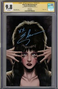 Image for ELVIRA IN MONSTERLAND #1 CGC 9.8 SS SIGNED CASSANDRA PETERSON VARIANT J POP 14