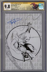 Image for AMAZING SPIDER-MAN #61 CGC 9.8 SS SIGNED TYLER KIRKHAM SKETCH EDITION LOW POP 6