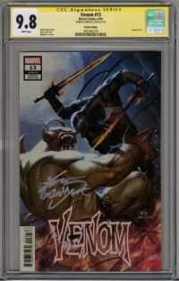 Image for VENOM #13 CGC 9.8 SS SIGNED INHYUK LEE VARIANT EDITION LOW POP 15 RARE