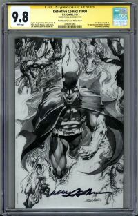 Image for DETECTIVE COMICS #1000 CGC 9.8 SS SIGNED NEAL ADAMS SKETCH COVER VARIANT BATMAN