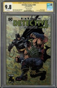 Image for DETECTIVE COMICS #1000 CGC 9.8 SS SIGNED JIM LEE DC BATMAN BANE ALBUM COMICS