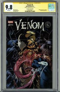 Image for VENOM #6 CGC 9.8 SS SIGNED MARK BAGLEY SCORPION COMICS VARIANT EDITION LOW POP