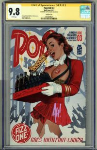 Image for POP KILL #3 CGC 9.8 SS SIGNED ADAM HUGHES VARIANT COVER EDITION POP 13 RARE