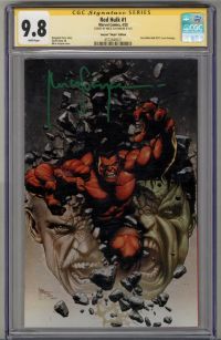 Image for RED HULK #1 CGC 9.8 SS SIGNED MICO SUAYAN VIRGIN VARIANT COVER POP 12 RARE