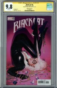 Image for BLACK CAT #9 CGC 9.8 SS SIGNED JOSHUA SWAY SWABY VARIANT COVER EDITION POP 3