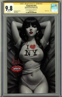 Image for VAMPIRELLA #672 CGC 9.8 SS SIGNED REMARK SKETCH WILL JACK VIRGIN COVER VERY RARE