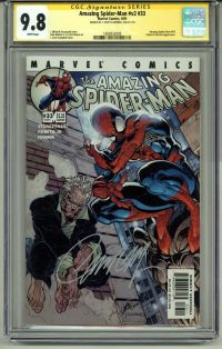 Image for AMAZING SPIDER-MAN V2 #33 CGC 9.8 SS SIGNED J. SCOTT CAMPBELL LOW POP 16 RARE