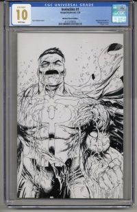 Image for INVINCIBLE #1 CGC 10 TYLER KIRKHAM OMNI-MAN WHATNOT VIRGIN SKETCH NOT 9.8 POP 3