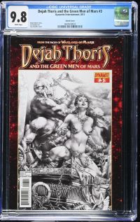Image for Dejah Thoris and the Green Men of Mars #3 CGC 9.8 Sketch Cover