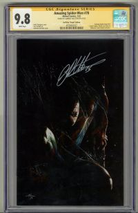 Image for AMAZING SPIDER-MAN #78 CGC 9.8 SS SIGNED GABRIELE DELL'OTTO VIRGIN EDITION POP 4