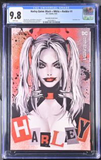 Image for Harley Quinn: Black + White + Redder #1 | Sozomaika Variant Cover | CGC 9.8 | UniversalSozomaika coverChip Zdarsky, Leah Williams, Paul Scheer& Nick Giovannetti stories, Tom Reilly,Kevin Maguire & Natacha Bustos art