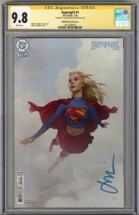 Image for SUPERGIRL #1 CGC 9.8 SS SIGNED JOSHUA MIDDLETON VARIANT COVER LOW POP 6 RARE