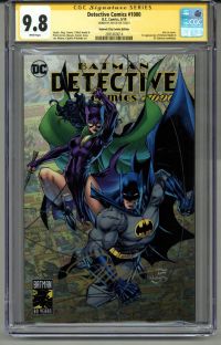Image for DETECTIVE COMICS #1000 CGC 9.8 SS SIGNED JIM LEE DC BATMAN CATWOMAN BEDROCK CITY