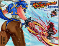 Image for ChunLi vs Akuma Sketch Cover by Disanxian