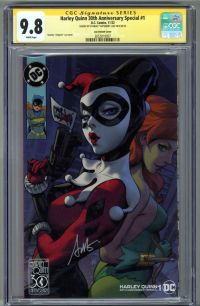 Image for HARLEY QUINN 30th ANNIVERSARY #1 CGC 9.8 SS SIGNED STANLEY ARTGERM LAU VARIANT