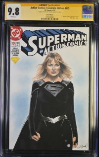 Image for Action Comics: Facsimile Edition #775 CGC 9.8 Original Sketch by Serkan Anlar